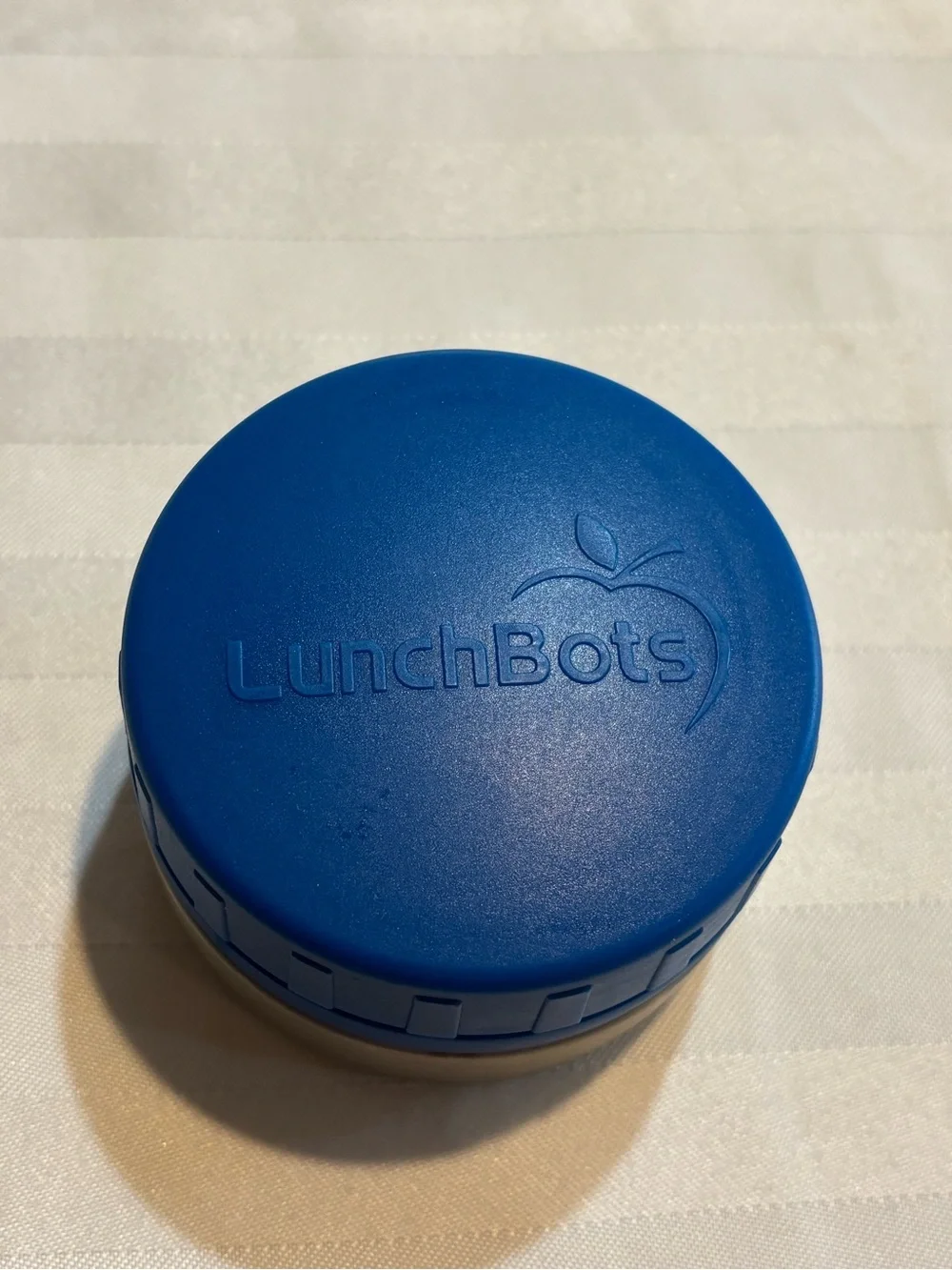 LunchBots Blue 18/8 Stainless Steel 4 oz/120ml Round Food Storage Container